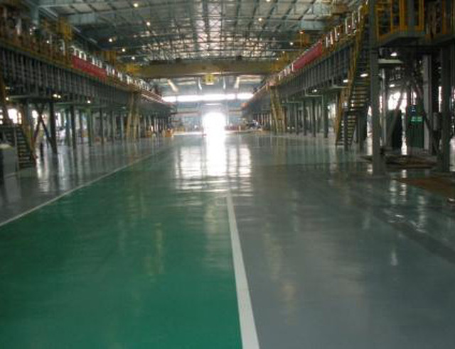 宝钢德盛冷轧地坪